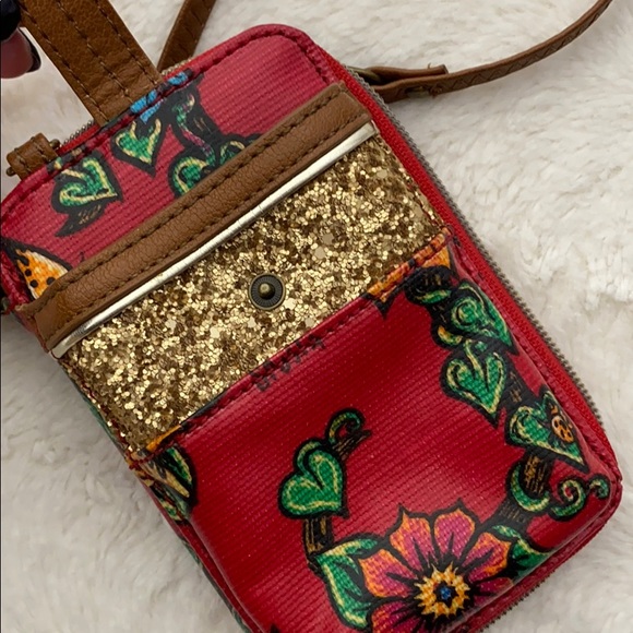 Sakroots Artist Circle Ruby True Love Crossbody - Picture 5 of 16